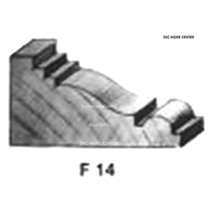ไม้คิ้ว ไม้บัว ตกแต่ง no. F14 (ขนาด 2“)