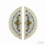  กระจกประตูหน้า Original Navio 01 ขนาด 42×108 cm. Delphi Luxury Door