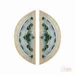  กระจกประตูหน้า Original Navio 01 ขนาด 42×108 cm. Delphi Luxury Door