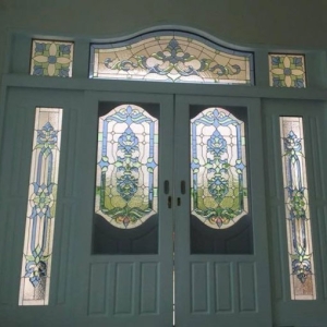 กระจกรางเงินวาว บานกลาง White Chromed Series (Aquila W-02) ขนาด 56×113 cm.