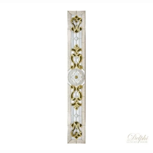กระจกช่องแสงบนและข้าง Crystal Paros C 02 (แพรอส ซี) ขนาด 25×162.5 cm. Delphi Door