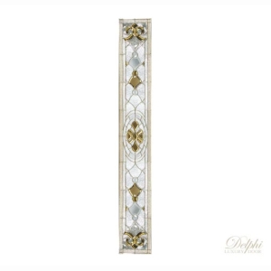 กระจกช่องแสงบนและข้าง Crystal Paros C 03 (แพรอส ซี) ขนาด 25×162.5 cm. Delphi Door