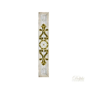กระจกช่องแสงบนและข้าง Crystal Tempe C 02 (เทมเป้ ซี) ขนาด 25×138 cm. Delphi Door
