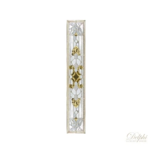 กระจกช่องแสงบนและข้าง Crystal Tempe C 03 (เทมเป้ ซี) ขนาด 25×138 cm. Delphi Door