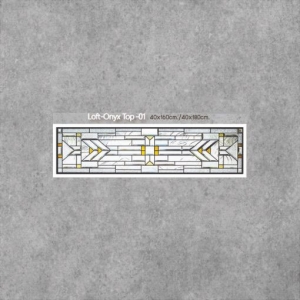  กระจกช่องแสงมุม STARRY LOFT ONYX SERIES (SQ40-01) ขนาด 40×40 cm.