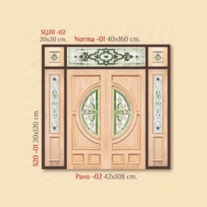 กระจกรางทอง ช่องแสงบน Gold Series (Norma-01) ขนาด 40×180 cm.