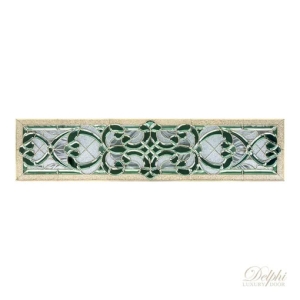 กระจกช่องแสงบน Original Caledonia 02 (คาเลโดเนีย) ขนาด 40×180 cm. Delphi Door