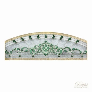 กระจกช่องแสงบน Original Curia 01 (คูเรีย) ขนาด 58×180 cm. Delphi Door