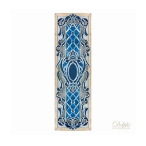 กระจกประตูหน้า Original Icaria 01S ขนาด 56×162.5 cm. Delphi Luxury Door