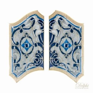 กระจกประตูหน้า Original Medina 01 ขนาด 56×113 cm. Delphi Luxury Door