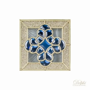 กระจกช่องแสงมุม Original Titus 02 (ติตัส 02) ขนาด 20×20 cm. Delphi Door