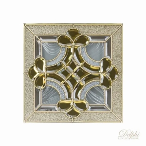  กระจกช่องแสงมุม Original Titus 04 (ติตัส 04) ขนาด 40×40 cm. Delphi Door