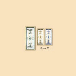 กระจกรางทอง บานกลาง Gold Series (Orion-03) ขนาด 56×132 cm.