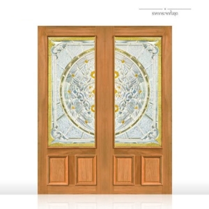 กระจกประตูหน้า STARRY Crystal Series ( Orion C-01 ) ขนาด 56×132 cm.