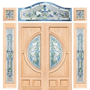 กระจกรางเงินวาว บานกลาง White Chromed Series (Pavo W-02) ขนาด 42×108 cm.