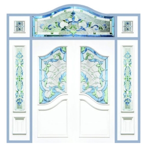 กระจกรางเงินวาว ช่องแสงข้าง White Chromed Series (S20 W-01) ขนาด 20×132 cm.