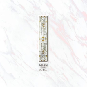 กระจกช่องแสงข้าง STARRY LOFT GOLD SERIES ( S25-01 ) ขนาด 25×138 cm.
