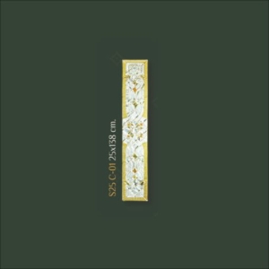  กระจกช่องแสงข้าง STARRY Crystal Series ( S25 C-01 ) ขนาด 25×138 cm.