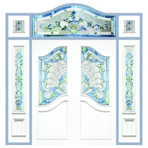 กระจกรางเงินวาว ช่องแสงมุม White Chromed Series (SQ20 W-01) ขนาด 20×20 cm.