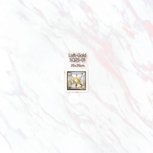 กระจกช่องแสงมุม STARRY LOFT GOLD SERIES (SQ25-01) ขนาด 25×25 cm.
