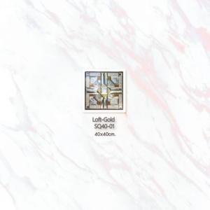 กระจกช่องแสงมุม STARRY LOFT GOLD SERIES (SQ40-01) ขนาด 40×40 cm.