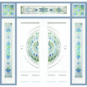  กระจกรางเงินวาว ช่องแสงมุม White Chromed Series (SQ40 W-01) ขนาด 40×40 cm.