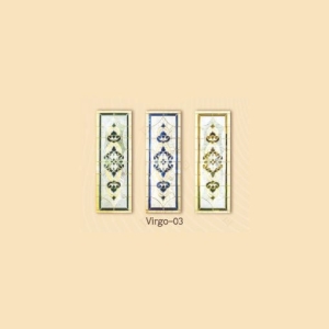 กระจกรางทอง บานกลาง Gold Series (Virgo-03) ขนาด 56×162.5 cm.