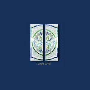 กระจกรางเงินวาว บานกลาง White Chromed Series (Virgo W-01) ขนาด 56×162.5 cm.