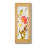  กระจกสีประตูห้องน้ำ Athena-02 ขนาด 56×162.5 cm. Delphi Luxury Door