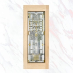 กระจกประตูหน้า STARRY LOFT GOLD SERIES ( Mid56-01 ) ขนาด 56×162.5 cm.