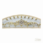 กระจกช่องแสงบน Original Curia 01 (คูเรีย) ขนาด 58×180 cm. Delphi Door