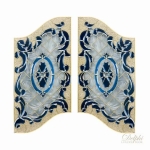 กระจกประตูหน้า Original Helena 02 ขนาด 56×113 cm. Delphi Luxury Door