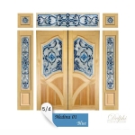 กระจกประตูหน้า Original Helena 02 ขนาด 56×113 cm. Delphi Luxury Door