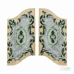 กระจกประตูหน้า Original Helena 02 ขนาด 56×113 cm. Delphi Luxury Door