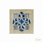 กระจกช่องแสงมุม Original Titus 02 (ติตัส 02) ขนาด 20×20 cm. Delphi Door