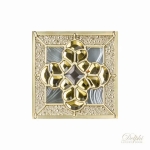 กระจกช่องแสงมุม Original Titus 02 (ติตัส 02) ขนาด 20×20 cm. Delphi Door