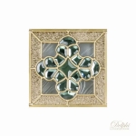 กระจกช่องแสงมุม Original Titus 02 (ติตัส 02) ขนาด 20×20 cm. Delphi Door