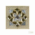 กระจกช่องแสงมุม Original Titus 25 (ติตัส 25) ขนาด 25×25 cm. Delphi Door