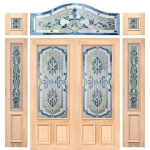 กระจกรางเงินวาว บานกลาง White Chromed Series (Orion W-02) ขนาด 56×132 cm.