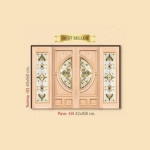  กระจกรางทอง บานกลาง Gold Series (Pavo 04) ขนาด 42×108 cm.