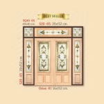 กระจกรางทอง ช่องแสงข้าง Gold Series (S20-03) ขนาด 20×132 cm.