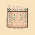 กระจกรางทอง ช่องแสงข้าง Gold Series (S25-01) ขนาด 25×138 cm.