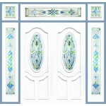 กระจกรางเงินวาว ช่องแสงข้าง White Chromed Series (S25 W-02) ขนาด 25×162.5 cm.